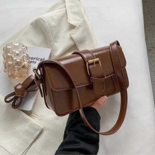 L'Authentique - Sac à main rétro café